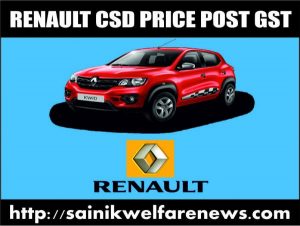 Renault Cars CSD Price