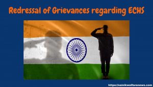 Redressal of Grievances regarding ECHS