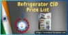 Refrigerator CSD Price