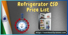 Refrigerator CSD Price