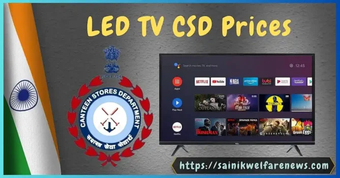 LED TV CSD Prices