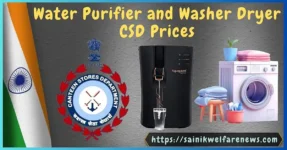 Water Purifier and Washer Dryer CSD Prices