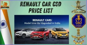 Renault Car CSD Price list