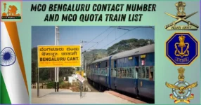 MCO Bengaluru contact number and MCO Quota Train List