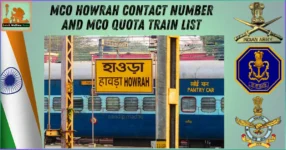 MCO Howrah contact number and MCO Quota Train List