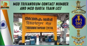 MCO Trivandrum contact number and MCO Quota Train List