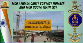 MCO Ambala Cantt contact number and MCO Quota Train List