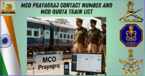 MCO Prayagraj contact number and MCO Quota Train List