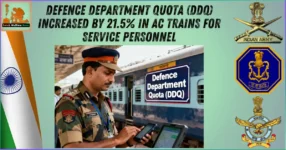 Defence Department Quota (DDQ) Increased by 21.5% in AC Trains for Service Personnel