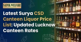Latest Surya CSD Canteen Liquor Price List 2026: Lucknow Canteen Rates