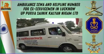 Ambulance Sewa and Helpline Number for Ex-Servicemen in Lucknow