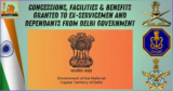 Concessions, Facilities & Benefits granted to Ex-Servicemen and Dependants from Delhi Government