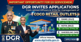 DGR COCO Retail Outlet Scheme 2026 for Ex-Servicemen: Retired Officers & JCOs ke liye ₹30,000/Month + Incentive ka Sarkari Mauka – Complete Guide