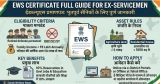 EWS Certificate for Ex-Servicemen: Eligibility, Documents & Apply Online