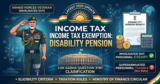 Income Tax Exemption on Disability Pension: Latest Update for Armed Forces 2026