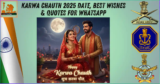 Karwa Chauth 2025 Date, Best Wishes & Quotes for WhatsApp in Hindi