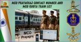 MCO Prayagraj contact number and MCO Quota Train List