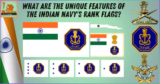 What are the unique features of the Indian Navy’s Rank Flags?