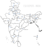 Contact numbers of CSD area depots