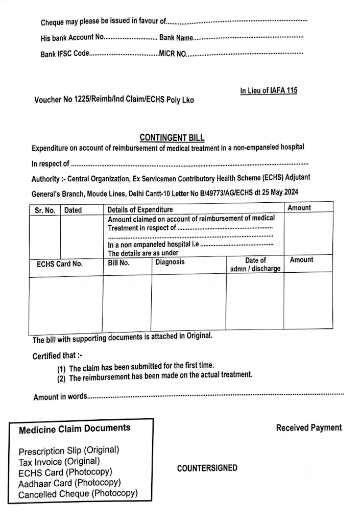 How To Get Treatment At Echs Empanelled Hospital: Step-By-Step Admission, Referral, Discharge &Amp; Medicine Rules 1 Download